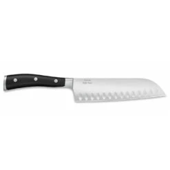 Wusthof Classic Ikon - 7" Santoku W/Hollow Edge- Personalized Engraving Available -Le Creuset Central 1040331317 main image right face