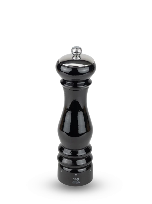 Peugeot PARIS ICÔNE Pepper Mill, 22cm-8¾in, Black Lacquer 1 Peugeot PARIS ICÔNE Pepper Mill, 22cm-8¾in, Black Lacquer