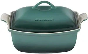 Le Creuset 4 1/2 Qt. Heritage Deep Covered Rectangular Baker - Artichaut 1 Le Creuset 4 1/2 Qt. Heritage Deep Covered Rectangular Baker - Artichaut