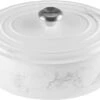 Le Creuset6 3/4 Qt. Signature Oval Dutch Oven W/Stainless Steel Knob - Marble- Personalized Engraving Available