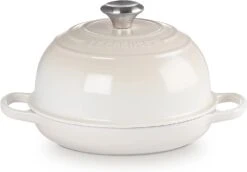 Le Creuset 9 1/2"/1.75 Qt. Signature Enameled Cast Iron Bread Oven - Meringue