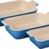 Le Creuset Set Of 3 Heritage Rectangular Dishes - Marseille