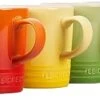 Le Creuset Set Of 6 - 12 Oz. London Mugs - Rainbow