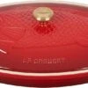 Le Creuset 1.7 Qt. Fish Baker W/Gold Knob - Cerise