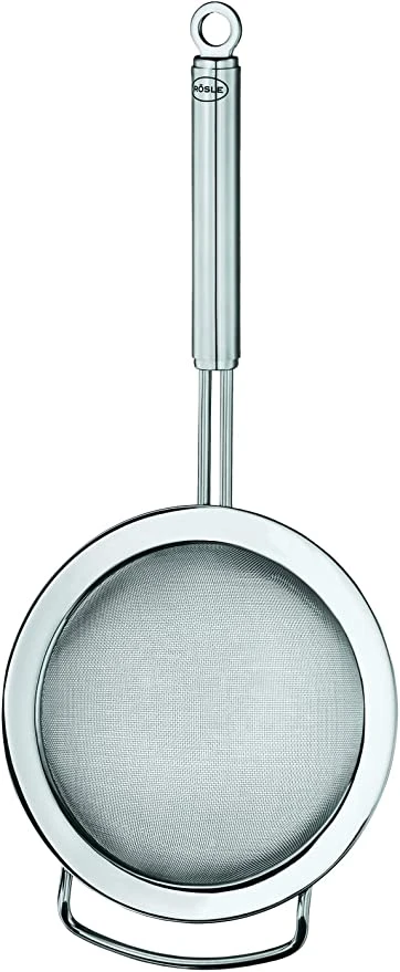 Rosle Stainless Steel Round Handle Kitchen Strainer, Fine Mesh - 7.9" 1 Rosle Stainless Steel Round Handle Kitchen Strainer, Fine Mesh - 7.9"