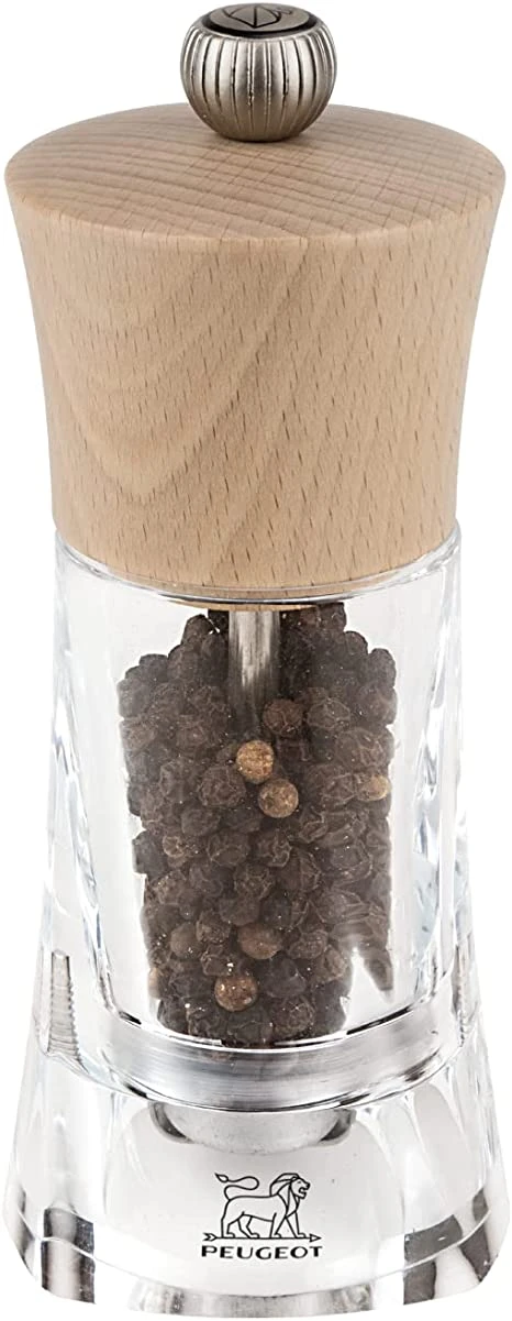 Peugeot Oleron Pepper Mill Acrylic Wood Natural - 14cm/5" 1 Peugeot Oleron Pepper Mill Acrylic Wood Natural - 14cm/5"