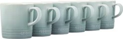 Le Creuset Set Of 6 - 12 Oz. London Mugs - Sea Salt