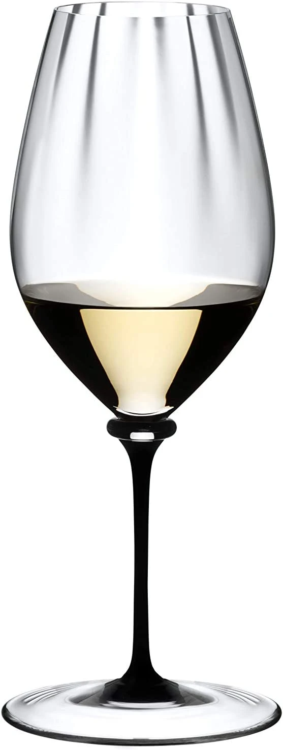 Riedel Fatto A Mano Performance Riesling Wine Glass, 21 Ounce, Black Stem 1 Riedel Fatto A Mano Performance Riesling Wine Glass, 21 Ounce, Black Stem