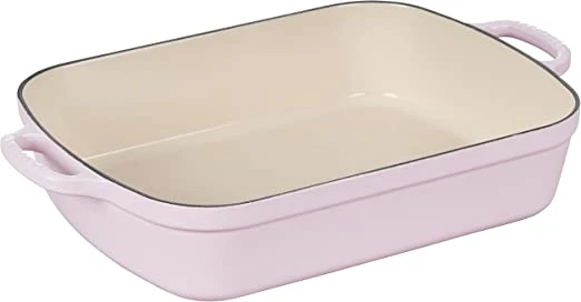 Le Creuset 5 1/4 Qt. (11.7" X 16.8") Signature Rectangular Roaster - Shallot 1 Le Creuset 5 1/4 Qt. (11.7" X 16.8") Signature Rectangular Roaster - Shallot