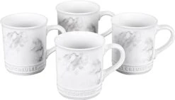 Le Creuset Set Of 4 - 14 Oz. Mugs - Marble