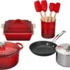 Le Creuset 12-Piece Mixed Material Set - Cerise