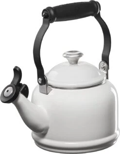 Le Creuset 1 1/4 Qt. Demi Kettle W/Stainless Steel Knob - White