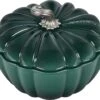 Le Creuset 4 Qt Figural Pumpkin Cocotte W/Stainless Steel Figural Knob - Artichaut