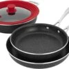 Henckels Capri Notte 4 Pc. Aluminum Nonstick Cookware Set Plus Universal Lid