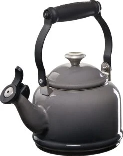 Le Creuset 1 1/4 Qt. Demi Kettle W/Stainless Steel Knob - Oyster
