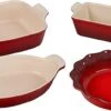 Le Creuset Set Of 4 Heritage Bakeware Set - Cerise