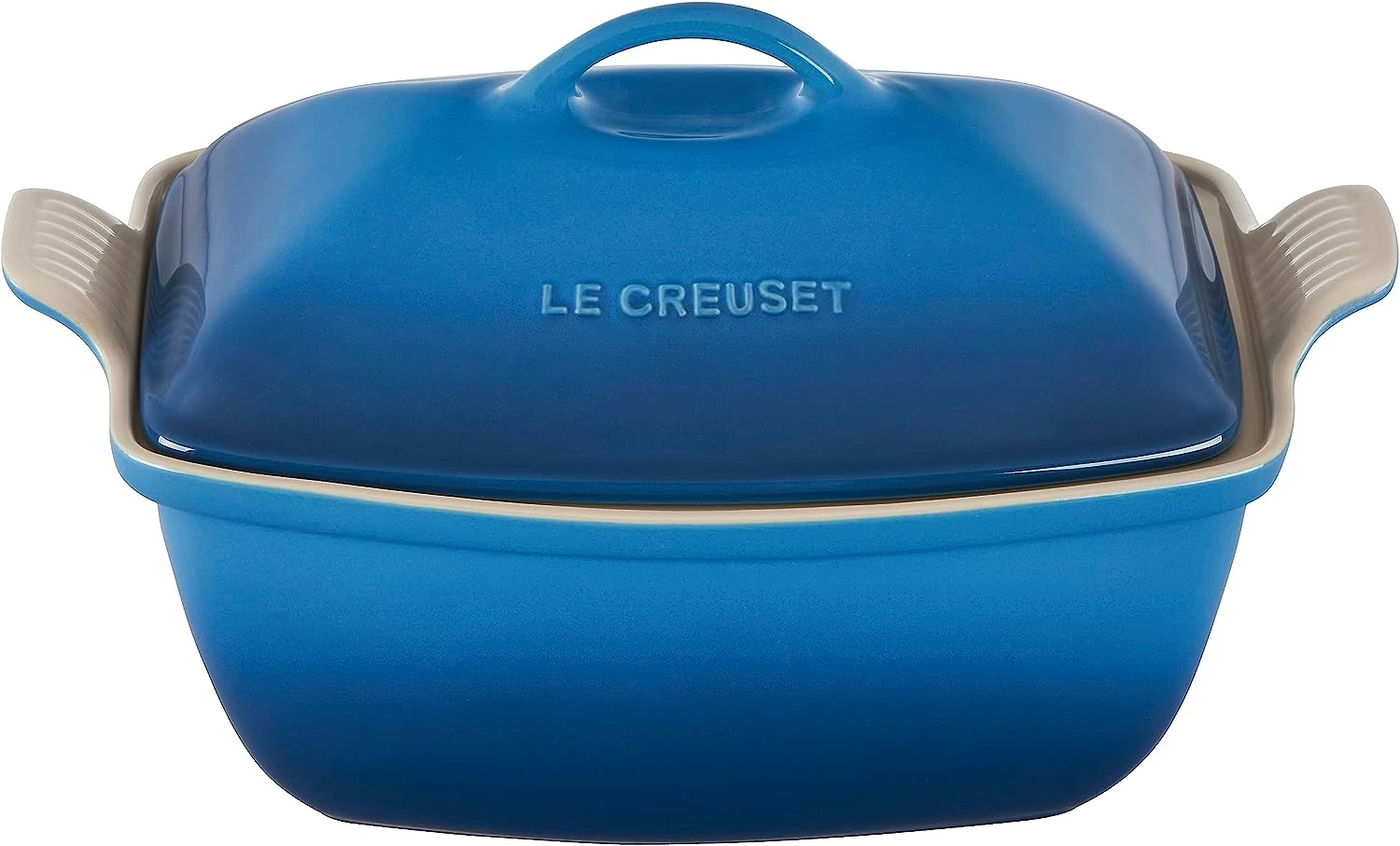 Le Creuset 4 1/2 Qt. Heritage Deep Covered Rectangular Baker - Marseille 1 Le Creuset 4 1/2 Qt. Heritage Deep Covered Rectangular Baker - Marseille