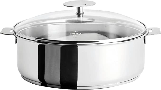 Cristel Casteline 6 QtSaute Pan Plus Lid 1 Cristel Casteline 6 QtSaute Pan Plus Lid