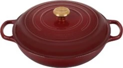 Le Creuset 5 Qt. Signature Braiser W/Gold Knob - Rhone