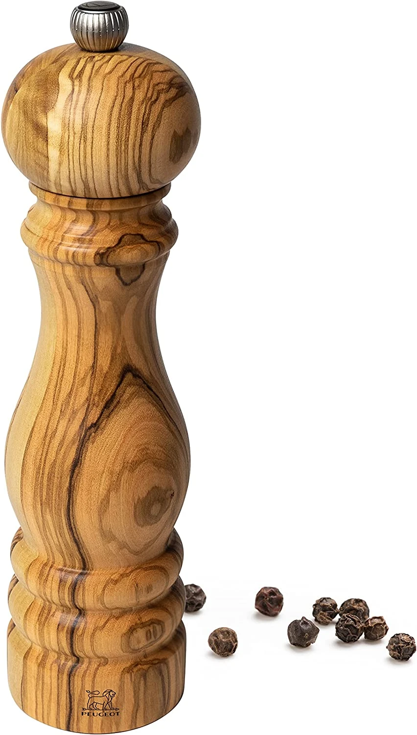 Peugeot Paris Olivier Pepper Mill 22cm - 9in Olive Wood 1 Peugeot Paris Olivier Pepper Mill 22cm - 9in Olive Wood