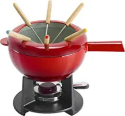 Henckels Zwilling 8" Fondue Pot W/6 Forks
