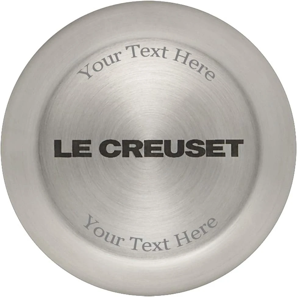Le Creuset 5 Qt. Signature Oval Dutch Oven W/Stainless Steel Knob - Flame- Personalized Engraving Available 2 Le Creuset 5 Qt. Signature Oval Dutch Oven W/Stainless Steel Knob - Flame- Personalized Engraving Available - Image 2