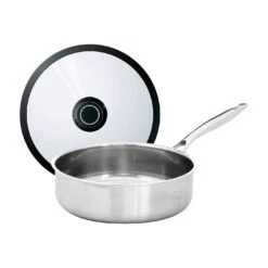 Black Cube Stainless 3 Qt. Sauté Pan W/Lid