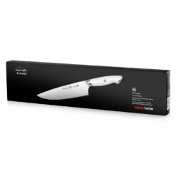 Cangshan 8" Chef Knife - White -Le Creuset Central cangshan 8 chef knife white inset5