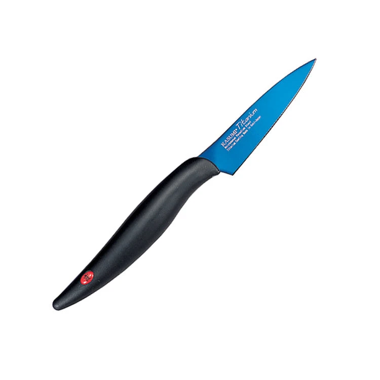Chroma Kasumi Titanium: 3" Paring Knife - Blue 1 Chroma Kasumi Titanium: 3" Paring Knife - Blue