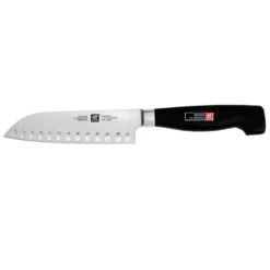 Henckels Four Star - 5" Santoku Knife W/Hollow Edge- Personalized Engraving Available