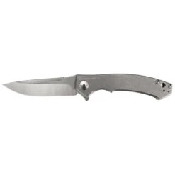 Kershaw ZT - 3.25" Small Sinkevich Folder Knife - Stonewashed Titanium Handle