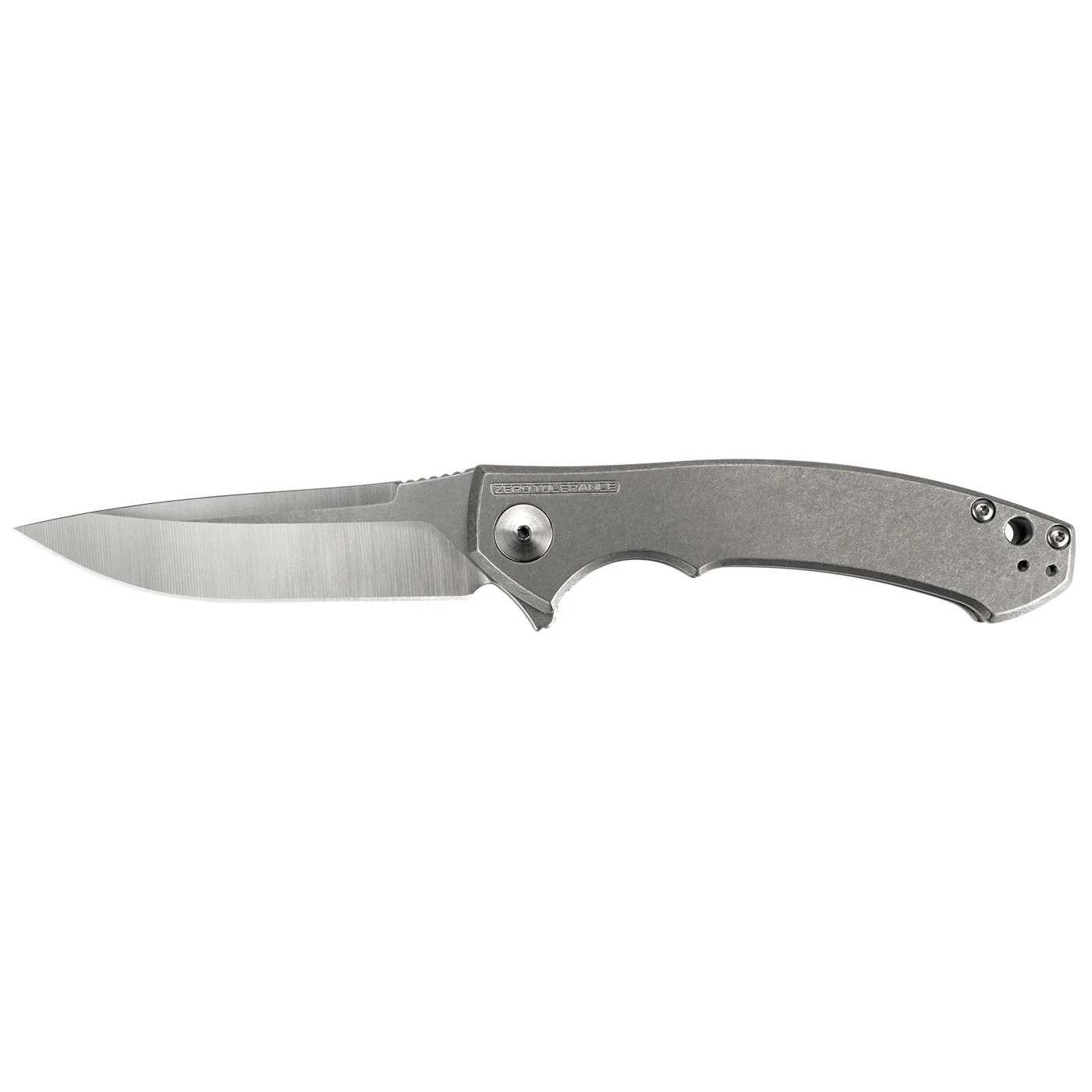 Kershaw ZT - 3.25" Small Sinkevich Folder Knife - Stonewashed Titanium Handle 1 Kershaw ZT - 3.25" Small Sinkevich Folder Knife - Stonewashed Titanium Handle