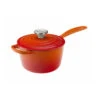 Le Creuset 1 3/4 Qt. Signature Saucepan W/Stainless Steel Knob - Flame