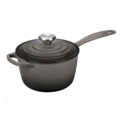 Le Creuset 1 3/4 Qt. Signature Saucepan W/Stainless Steel Knob - Oyster