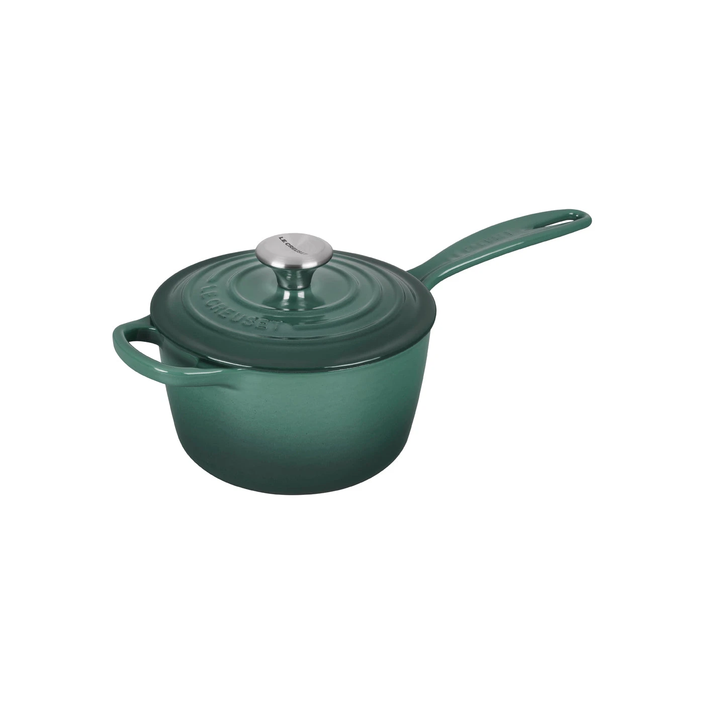 Le Creuset 1 3/4 Qt. Signature Saucepan W/Stainless Steel Knob - Artichaut 1 Le Creuset 1 3/4 Qt. Signature Saucepan W/Stainless Steel Knob - Artichaut