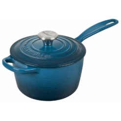 Le Creuset 1 3/4 Qt. Signature Saucepan W/Stainless Steel Knob - Deep Teal