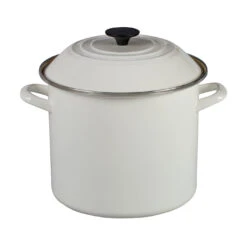 Le Creuset 10 Qt. Stockpot - White