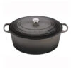 Le Creuset 15 1/2 Qt. Signature Oval Dutch Oven W/Stainless Steel Knob - Oyster- Personalized Engraving Available