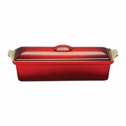 Le Creuset 2 Qt. (4" X 12 2/3") Pate Terrine - Cerise