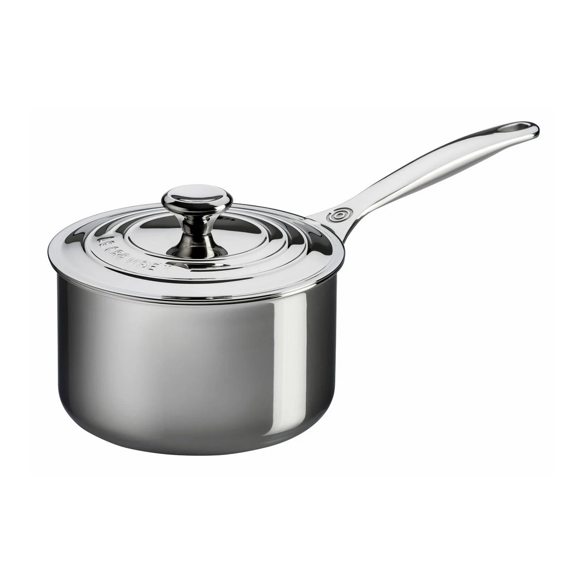 Le Creuset 2 Qt. Saucepan W/Lid - Stainless Steel 1 Le Creuset 2 Qt. Saucepan W/Lid - Stainless Steel