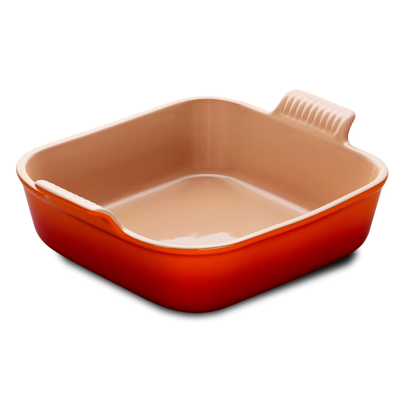 Le Creuset 3 Qt. (9") Heritage Square Dish - Flame 1 Le Creuset 3 Qt. (9") Heritage Square Dish - Flame