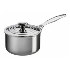 Le Creuset 3 Qt. Saucepan W/Lid - Stainless Steel