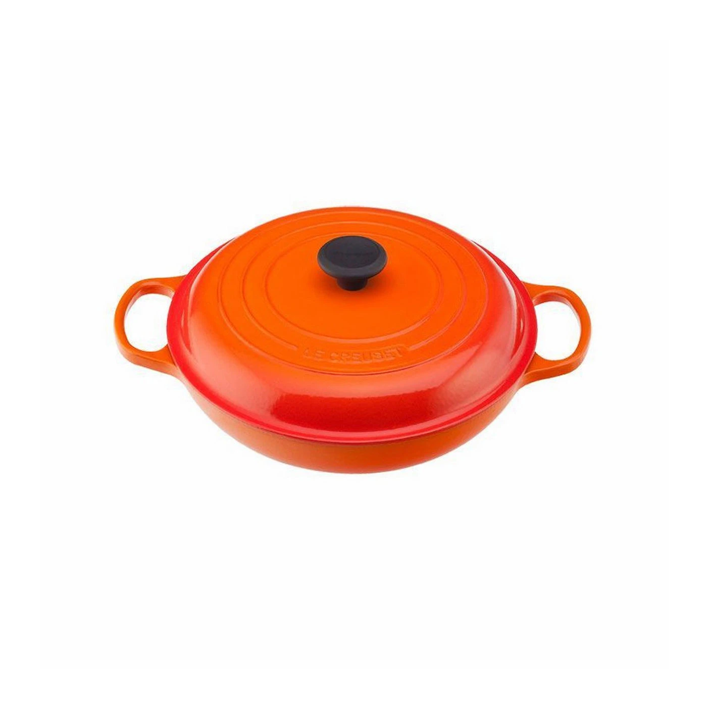 Le Creuset 3 1/2 Qt. Signature Braiser - Flame 1 Le Creuset 3 1/2 Qt. Signature Braiser - Flame