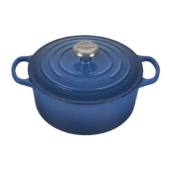 Le Creuset 4 1/2 Qt. Signature Round Dutch Oven W/Stainless Steel Knob - Marseille- Personalized Engraving Available