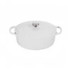 Le Creuset 5 Qt. Signature Oval Dutch Oven W/Stainless Steel Knob - White- Personalized Engraving Available