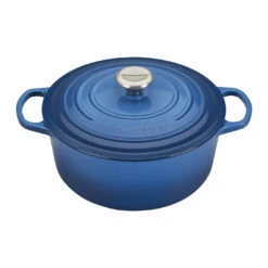 Le Creuset 5 1/2 Qt. Signature Round Dutch Oven W/Stainless Steel Knob - Marseille- Personalized Engraving Available