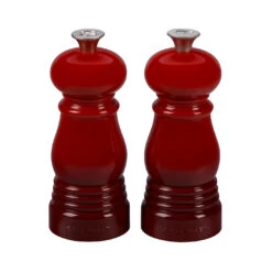 Le Creuset 5" X 2" Petite Salt And Pepper Mill Set - Cerise