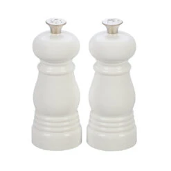 Le Creuset 5" X 2" Petite Salt And Pepper Mill Set - White