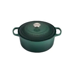 Le Creuset 7 1/4 Qt. Signature Round Dutch Oven W/Stainless Steel Knob - Artichaut- Personalized Engraving Available
