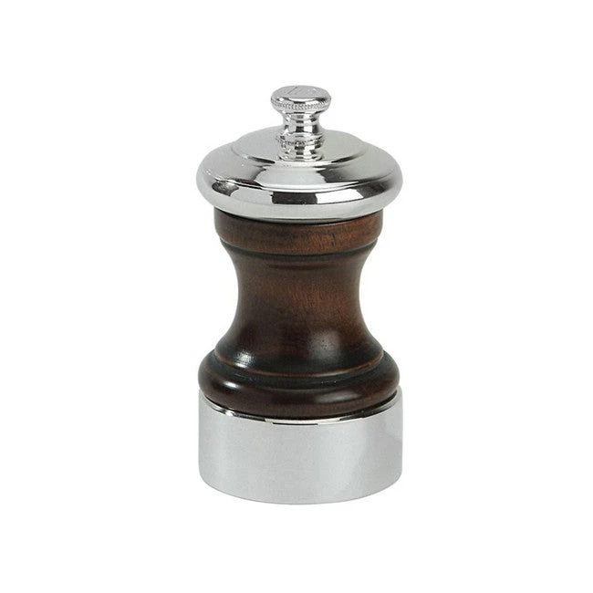 Peugeot Album Range Palace Antique Brown And Silverplate Salt Mill 10cm/4" 1 Peugeot Album Range Palace Antique Brown And Silverplate Salt Mill 10cm/4"